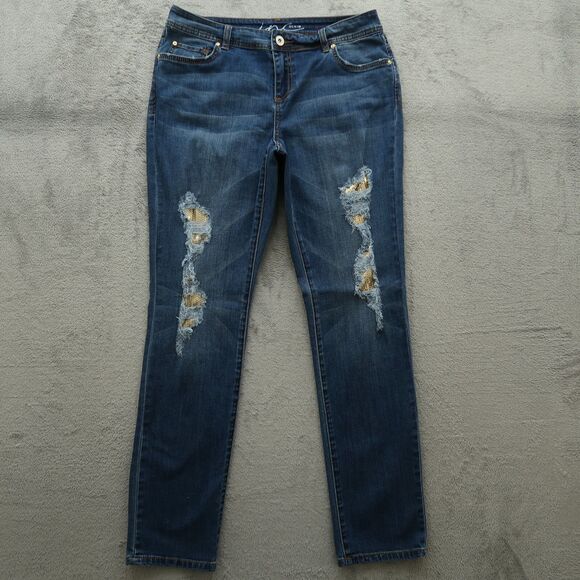 INC International Concepts Jeans Women's Size 8R Mid-Rise Boyfriend 31" Inseam - Picture 1 of 16